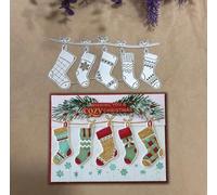 Christmas Stocking Snowflake We're A Perfect Match Heart Metal Die Cuts,Spring Sunflower Frame Leaf Cutting Dies Cut Stencils for DIY Scrapbooking Album Embossing Paper Dies for Card Making