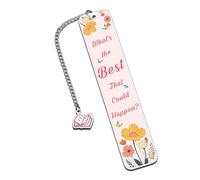 Christmas Stocking Stuffers for Women Bookmark, Inspirational Metal Bookmark for Women Readers with Quote, Book Mark in Gift Box for Friends, Sisters, Coworkers Encouraging Present, Birthday, New Year