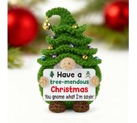 Christmas Stocking Stuffers Gifts for Women Men, Xmas Basket Stuffers Presents for Friend Mom, Funny White Elephant Gifts for Adults Boss Coworker, Cute Gnome Christmas Tree Doll with Bell Decor