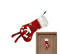 Christmas Stockings - Christmas Goodie Bag | Gnome Design Ornament Stockings for Tree, Fireplace, Wall, Door Decoration | Holiday Decor for Kids, Adults, Family, Farmhouse Home | Festive Holiday Decor