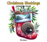 Christmas Stockings Coloring Book: 50 Grayscale Pages of Cozy Winter Animals & Nature Scenes for Adults, Seniors and Teens Relaxation & Creativity (Magic Worlds Coloring Books)