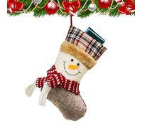 Christmas Stockings for Family, Cute Decorations Candy Bag - Christmas Decorations | Ideal for Chocolates, , Fillings, Tree and Fireplace Holidays
