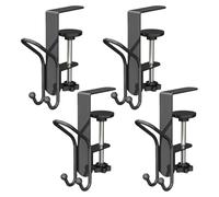 Christmas Stockings Holder Hanger - Heavy Duty Fireplace Hook Set, Metal Ornament Hangers for Holiday Decor | Non Slip Mantel Clamp F0r Garland Display | Decoration Props Party Hotel Restaurant