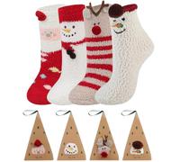 Christmas Stockings Set Of 2, 18 Inch Led Santa & Snowman Holiday Decorations With 3D Designs For Home And Parties
