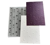 Christmas Stockings Snowflake 3D Textured Embossing Folders for Card Making,Peacock Bees Paper Crafts ImpressionsTemplate for Scrapbooking(5 * 7inch) (18)