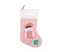 Christmas Stockings Snowman, Reindeer Xmas Christmas Stockings for Fireplace Personalised Gift Bag for Xmas Tree Decorations