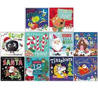 Christmas Storybook Collection 10 Books Set Ziplock (Reindeer on Strike!, Clump the Lump of Coal, Santa's Twelve Days of Christmas, Santa Claws, Tinselcorn, The Unbelievable Truth about Santa & More)