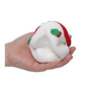 Christmas Stress Relief Toy, Santa Claus Squeeze Toy, Slow Rising Elastic PU Material Safe for Kids Home Office Decoration (ZM0056 Christmas snowman cuckold fat man)