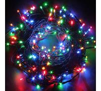 Shatchi 200LEDs Multifunction Timer Outdoor String Fairy Lights 20M Waterproof Christmas Decoration Shatchi Multicolor