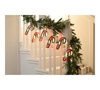 Christmas String Candy Cane Light Red & Warm White Outdoor 210 LED - 175m