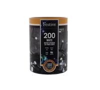 Christmas String Fairy Lights Multifunction White Outdoor 200 LED - 19.9m