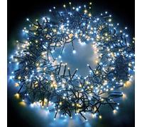 SHATCHI 500LEDs Christmas Tree Fairy String Lights 50m Lit - Multifunction 8 Light Modes, Timer, Memory, Indoor/Outdoor Low Voltage Waterproof Home Decorations