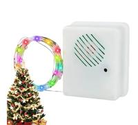 Christmas String Lights,33Ft Musical Twinkle String Lights for Christmas Tree - Window Wall Curtains String Light, Colorful/Warm White Led Light for Christmas, Wedding