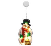 Christmas Sucker LED Lights,Window Christmas Light Lamp with Sucker Cup,Christmas Hanging LED Lights,Waterproof,for Wedding Party Garden Bedroom Window Decoration (Style B)