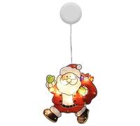 Christmas Sucker LED Lights,Window Christmas Light Lamp with Sucker Cup,Christmas Hanging LED Lights,Waterproof,for Wedding Party Garden Bedroom Window Decoration (Style A)