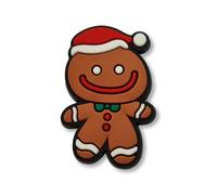 Christmas - Super Cute Smiling Happy Gingerbread Man Croc Charm - Festive Santa