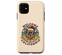 Christmas Surf Bear - Welcome to California Design Case for iPhone 11