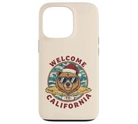 Christmas Surf Bear - Welcome to California Design Case for iPhone 13 Pro