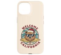 Christmas Surf Bear - Welcome to California Design Case for iPhone 15