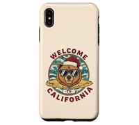 Christmas Surf Bear - Welcome to California Design Case for iPhone XS Max