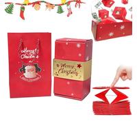 Christmas Surprise Gift Box Explosion for Money - 12 Bounces Surprise Explosion Boxes Luxury Gift Boxs Money Box with Confetti Cash Gift for Christmas Birthday Anniversary Valentine (12 Boxes)