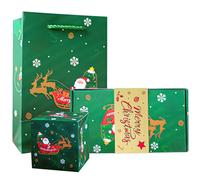 Christmas Surprise Gift Box Explosion for Money, Exploding Christmas Folding Pop-Up Gift Box for Birthday (B-200PCS)
