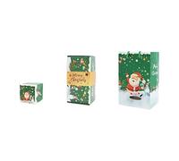 Christmas Surprise Money Pop-up Gift Box Set Money Gift Christmas Mystery Box Surprise Box for Christmas Ten Birthday Family Party Game Anniversary Marriage Proposal Decoration (6 Pieces, Green)