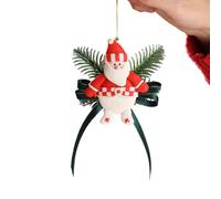 Christmas Suspended Deck with Soft Velutinous Ribbons and Strong Metal Substance for Inside Use Individualized Holiday Greeting Card Set