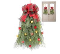 Christmas Swag With Bells | 2024 New Teardrop Wreath Pine Swag,Swag Wreath, Creative Window Christmas Decorations for Housewarming, Fireplace, Party, Wall, Porch