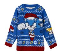 CERDÁ LIFE'S LITTLE MOMENTS Unisex Kid's Jersey Punto Navideño Sonic Sweater, Azul, 10 Years