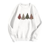 Christmas Sweatshirt for Women, Funny Christmas Jumper Women, Ugly Christmas Jumper for Women with Christmas Motifs, Warm Merry Christmas, Casual Christmas Outfit, Xmas Tops