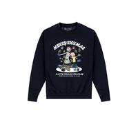 Christmas Sweatshirt Rick & Morty Black 5XL