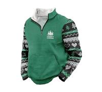 Christmas Sweatshirts for Men, Festive Holiday Pullovers with Merry Christmas Prints, Cozy Winter Tops (UK, Alpha, 5XL, Regular, Regular, Christmas 14)