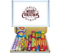 Christmas Sweet Treat Box | Ultimate Retro Sweet Gift Box with 20 Assorted Classic Confectioneries for Birthdays