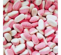 Christmas Sweets 1kg Bag - Strawberry, Watermelon, Apple & More Fruity Flavours - Sweet & Chewy Festive Treats - Choose Your Favourite & Feel the Fizzy Blast - Swt (Strawberry Puffs)