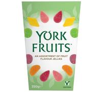 Christmas Sweets York Fruits Jellies Box 350g - Sweets Gift Box Fruit Jellies Christmas Sweets For Friends & Family - Fruit Gums Jelly Sweets (1 Pack)