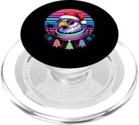 Christmas Synthwave Bald Eagle Sunglasses Eagles PopSockets PopGrip for MagSafe