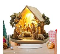 Christmas Table Centerpieces 2D Acrylic Nativity Scene Holiday Decoration