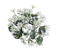 Christmas Table Centrepiece - Autumn Candle Holder | Autumn Candle Garland | Fall Candle Rings | Thanksgiving Candle Wreath | Fall Candle Garland Ring Decor for Dinner Table, Shelf, Wall, Door Handle