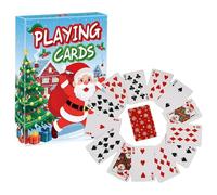 Christmas Table Game - Holiday Playing Cards Set, Standard Deck For Family Entertainment, Creative Party Table Activity For Kids Adults | Perfect For Home Gathering Celebration Eve Party Holiday Trave