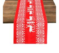 Christmas Table Runners For Dining Table,Christmas Table Runner,33X180Cm Set4,Xmas Table Cloth For Home & Restaurant,Xmas Holiday Party Decoration For Family Gatherings And Dinner Parties