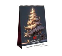 Christmas Tabletop Calendar, Christmas Desk Calendar | Creative Decorations for Christmas Calendars | Holiday Countdown Calendar, Holiday Countdown Products for