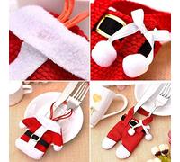 Christmas Tableware Silverware Cutlery Holder Bag Table Decorations (18)