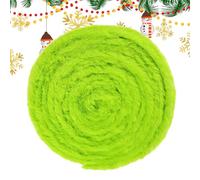 Christmas Tape Roll - 5ft Soft Fabric Stocks Luxurious Layer Stripes for Tree Decorations Festive Layer Actions Elegant Craft Accessories | Creative Choice of Decorations