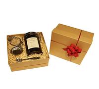 Christmas Tea Gift Set Mulled Spice Black Loose Leaf Tea Gift Wrapped 100g in Caddy with Tea Strainer and Measuring Spoon by TeaCakes of Yorkshire
