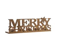 Christmas Tea Light Candle Holder - Merry Christmas