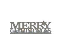 Christmas Tea Light Candle Holder - Merry Christmas Word Block