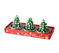 Christmas tealight Candles Novelty Handmade Christmas Tree Candle Delicate Stylish Plant Candle Mini Candles for Party Favors Decorations Gifts Candles Gifts for Women