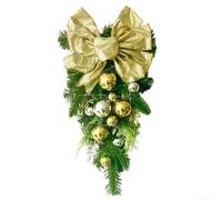 Christmas Tear Drop Garland with Sturdy PVC Construction and Seasonal Embellishments, Designed for Elegant Home Decoration