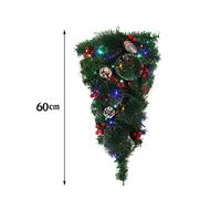 Christmas Teardrop Swag with Lights